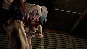 Preview 2 of S S S Ym - Suicide Squad - Harley Quinn gets creampied by Peacemaker