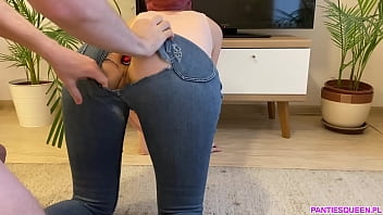 Preview 1 of Litel Boy Sex Mom - I ripped off jeans and punished my stepsister for swearing