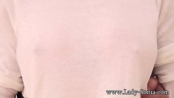Preview 2 of Telugu Garl Sex - British MILF Lady Sonia has her big tits groped