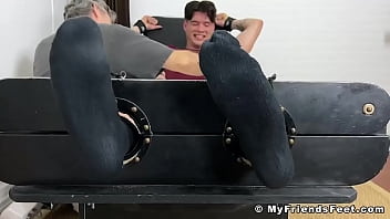 Preview 3 of Lankan Xxxcom - Restrained Texas endures tickling torment from DILF
