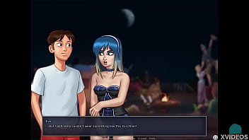 Preview 2 of Watch For Video - SUMMERTIME SAGA #132 &bull_ Comparing tits sizes at the party