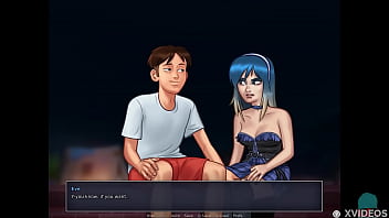 Preview 3 of Watch For Video - SUMMERTIME SAGA #132 &bull_ Comparing tits sizes at the party