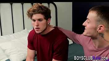 Preview 1 of Sex With Gal - Rimmed sucked n raw fucked twink gets jizzed