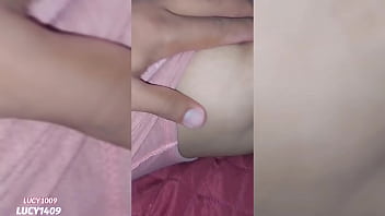 Preview 1 of Sons Xxx Mom Sleep - Xxx stepsister without underwear lets me put my hand in and touch her,  she gets hot and we end up fucking