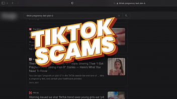 Preview 1 of Vidio Bokeb Korea - Tik x Tok Scammer Tricks Pretty Black Teen into Creampie