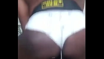 Preview 2 of Mummy Sex Son Frnd - Muscle Butt Revealing White Cutoffs Squat &amp_ Wank Scenes