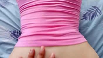 Preview 2 of Messy Gunged Panties - No ya no me des por el culo aun que me gusta mucho! : me follo a mi linda vecina y le lleno de leche su lindo co&ntilde_o apretado cuando me visita
