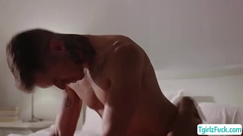 Preview 3 of Thief At Night - Busty tbabe Jessy Dubai deepthroats and anal bareback stepson