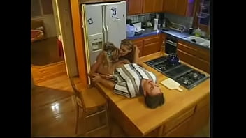 Preview 3 of Virgin Gay Sexo - Hot porn actor JJ Michaels fucks 2 hot women at the same time ,  hot Allysin Chaynes gets wet