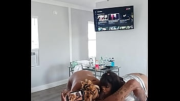 Preview 3 of Faking Poj - 2 Twitter baddies Drippinvelvet &amp_ Princess Hayze giving Gaktrizzy some head after an orgy