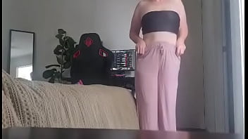 Preview 1 of Women Fucked By Donkey - MILF EMILY STRIPS FOR YOU