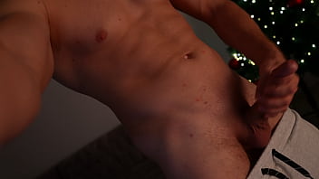 Preview 1 of Son Tricked Blindfolded Mom - Sporty guy&#039_s festive orgasm