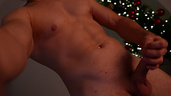 Preview 4 of Son Tricked Blindfolded Mom - Sporty guy&#039_s festive orgasm