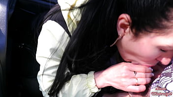 Preview 2 of Xvideo Xxx Teacher And Students - Outdoor double blowjob in a car trunk