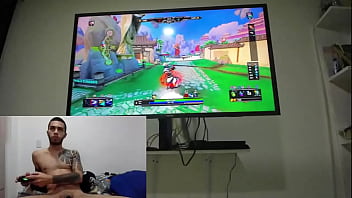Preview 1 of Xvideos Black Mom - This boy gets playing video games naked