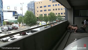 Preview 2 of Wife Punishes Husband By Fucking - Shaved pussy Euro babe fucked in public