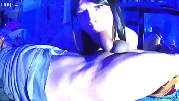 Preview 2 of Ariella Ferrera Cum In Mouth - Recording on my ring cam
