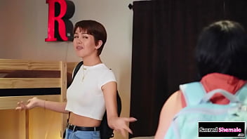 Preview 1 of Silvio Evi - SacredShemale.com - Busty trans Daisy Taylor gets barebacked