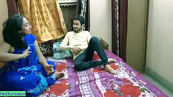 Preview 1 of Wwwsxxecom - Fucking Bhabhi and her hot stepmom at home! latest Hindi threesome with clear dirty audio