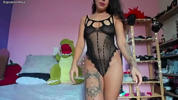 Preview 2 of Bodily Fluid - Morena gostosa fazendo ahegao e mostrando a bunda - coloque seu pau - Espuleta