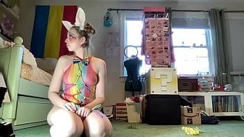 Preview 3 of Young Slot - Behind Scenes MV LIVE Rainbow Bunny Vid Part 2