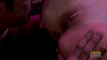 Preview 3 of Wife Cockold Bbw - Horny blonde girls fucking with two guys in the strip club