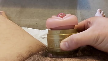 Preview 1 of Brother Her To My Room Mom Sleep - Playing with my new Fleshlight Quickshot STU