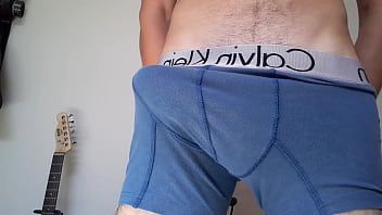 Preview 2 of Boy And Atny - Cuando despiertas con una erecci&oacute_n fuerte y no puedes ponerte ni tu ropa