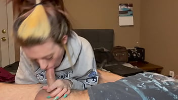 Preview 3 of Hd Beshi Bf - babyybutt&#039_s bubble blow job Lots of spit bubbles with mouthpie watch until the end.