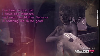Preview 2 of Luda Gfranny - Good Manners - 3D Animated Futa Comics