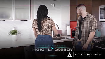 Preview 1 of Bfxvideos Com - MODERN-DAY SINS - Curvy MILF Mona Azar Dares The Plumber To Fuck Her