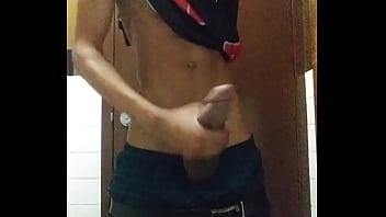 Preview 3 of Sexx Xxx Vedeo Download - Solo session in WORK bathroom
