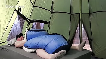 Preview 3 of Xnx Urdu Me - Camping In The Tent Leads To Humping My Vintage Sierra Designs Sleepingbag!