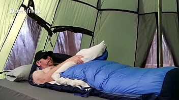 Preview 1 of Xnx Urdu Me - Camping In The Tent Leads To Humping My Vintage Sierra Designs Sleepingbag!