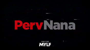 Preview 1 of Brutal Monster 3d Fuck - PervNana - Stunning Mature StepNana Lets Her StepSon Enjoy Her New Huge Tits For Helping With Chores