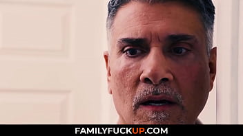 Preview 1 of Boy Boy Xnxx Also Ma - FamilyFuckUp.com - Gossip Dad Listening his Step-Daugher at The Phone,  Chloe Cherry