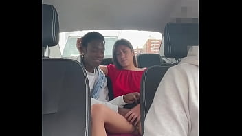 Preview 2 of Mission Possitive - Camara oculta graba a una pareja de jovenes follando en un taxi