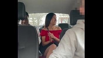Preview 1 of Mission Possitive - Camara oculta graba a una pareja de jovenes follando en un taxi