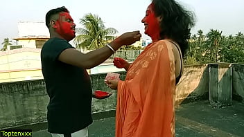 Preview 1 of Movie Holkywood - Lucky 18yrs Tamil boy hardcore sex with two Milf Bhabhi!! Best amateur threesome sex