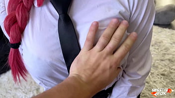 Preview 1 of Sex Sex Jbrds - Makima Fucks Denji. He Cum 2 Times: Creampie and Facial