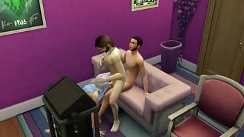 Preview 2 of Indian Nifty Incest Videos - Скромный семейный тройничок на диване