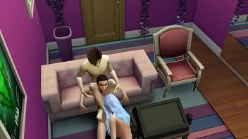Preview 1 of Indian Nifty Incest Videos - Скромный семейный тройничок на диване