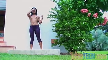 Preview 2 of Topmistress Kiana - Petite solo teen Tobie Teen gets wet fingering herself
