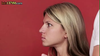 Preview 2 of Horsh Garl - CFNM mistresses blowing subject in erotic ffm threesome