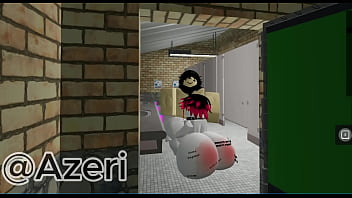 Preview 3 of Hd Sex Poram - me follo a mi amiga en un ba&ntilde_o publico l Roblox #2