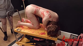 Preview 3 of Queens Sextube - Waxed and flogged teen