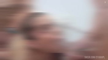 Preview 2 of Ponr Video Mmy - 29 Guys Cum in Mouth,  Bukkake,  Nadja Stone,  5on1,  BBC,  DP,  Swallow