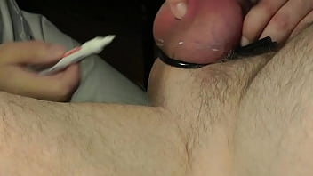 Preview 1 of Super Fat Pussy Parade Closeup - Sewing my ballsac