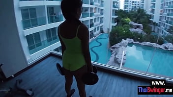 Preview 2 of Love Teen Seks Foto Galeri - After working out Asian teen got fucked so hard and she really liked it