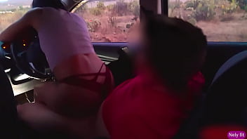 Preview 4 of Locker In A Cage - Me follo a mi hombre en el coche a puros Sentones hasta que nos interumpe la ley con policias y fuimos arrestados